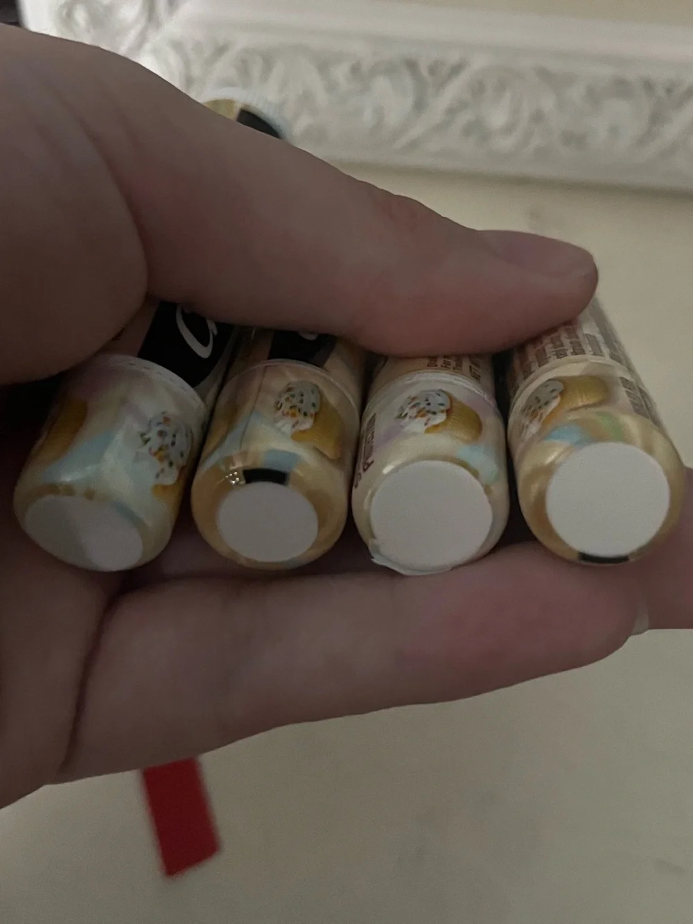 Set of 4 ChapStick Cake Batter Limited Edition Flavored Lip Balm Tubes